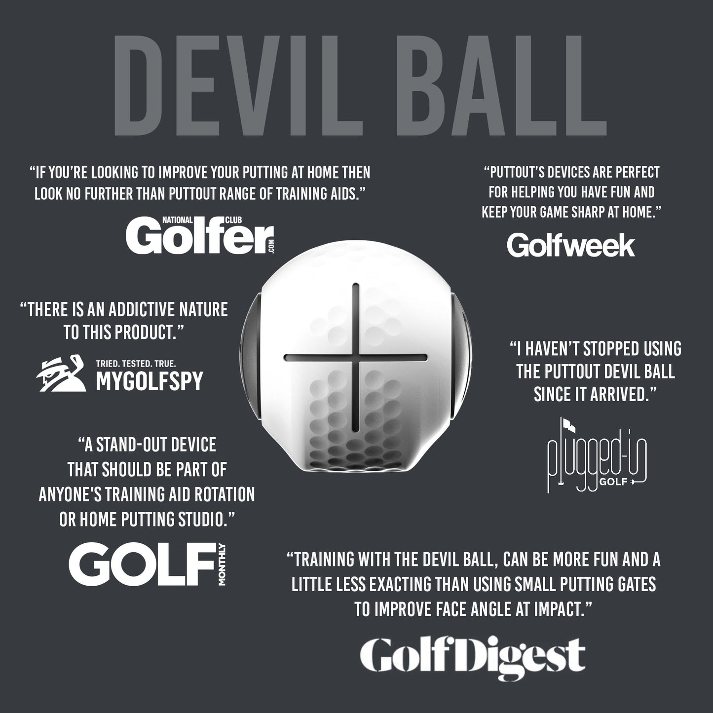 PuttOut Devil Ball Pack