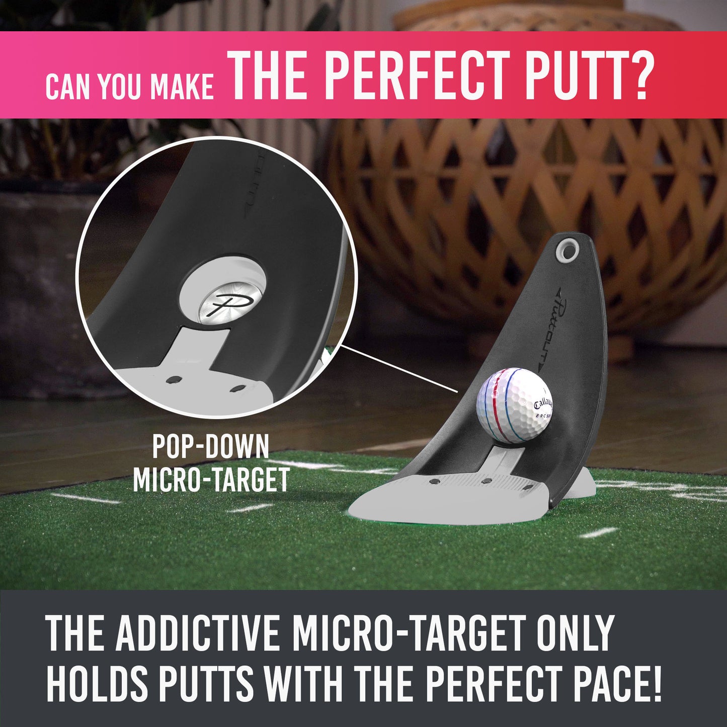 PuttOut Premium Pressure Trainer - Stone