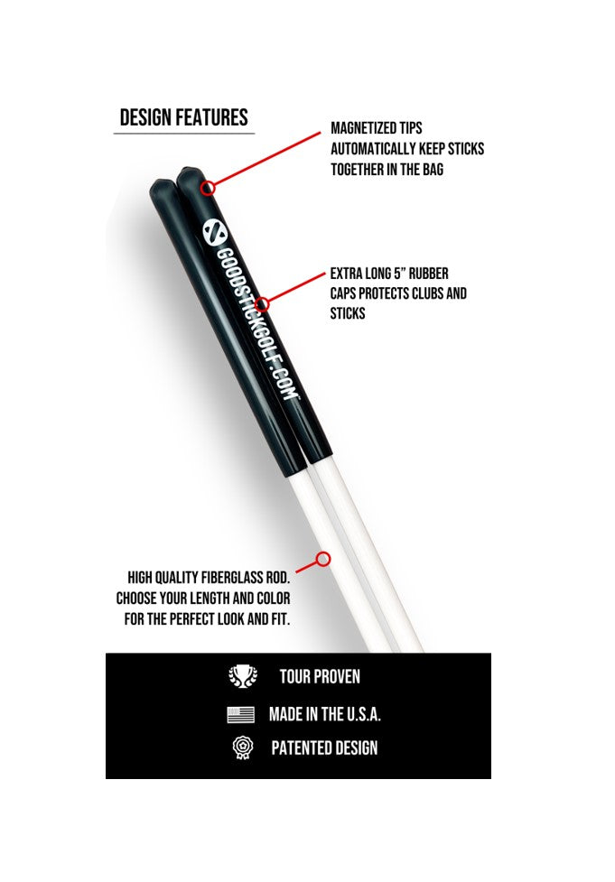 Goodstick White Magnetic Alignment Sticks